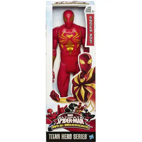 Marvel Ultimate Spider-Man Web-Warriors Titan Hero Series Iron Spider Action Figure