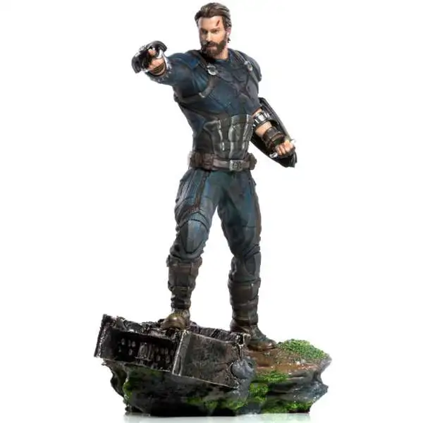 Marvel Avengers Infinity War Captain America Battle Diorama Statue