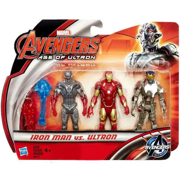 Marvel Avengers Age of Ultron Iron Man vs. Ultron Exclusive Action Figure 3-Pack