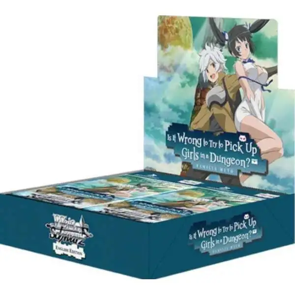 Weiss Schwarz Trading Card Game Is it Wrong to Try to Pick Up Girls in a Dungeon? Is It Wrong To Pick Up Girls In A Dungeon Booster Box [16 Packs]