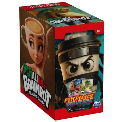 Italian Brainrot Mystery Trading Card Game Alpha Series Psychedelic Universe Booster Box [24 Packs, 7 Cards Per Pack]