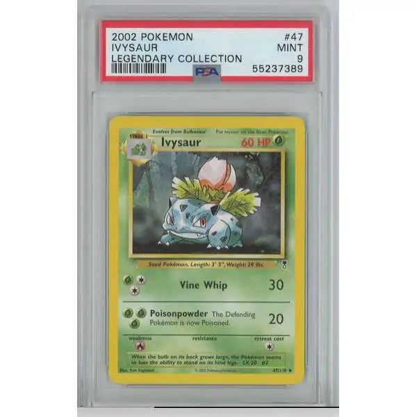 Pokemon Legendary Collection Ivysaur Graded Card 47 PSA 9 Pokemon