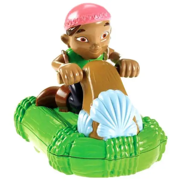 Fisher Price Disney Junior Jake and the Never Land Pirates Pullback & Go Izzy's Water Jet Racer Vehicle [Damaged Package]