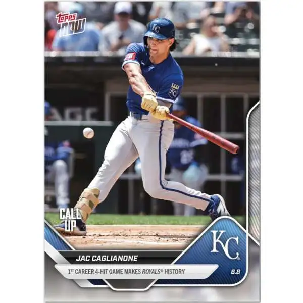 MLB Kansas City Royals 2025 NOW Baseball Jac Caglianone #275 [Rookie]