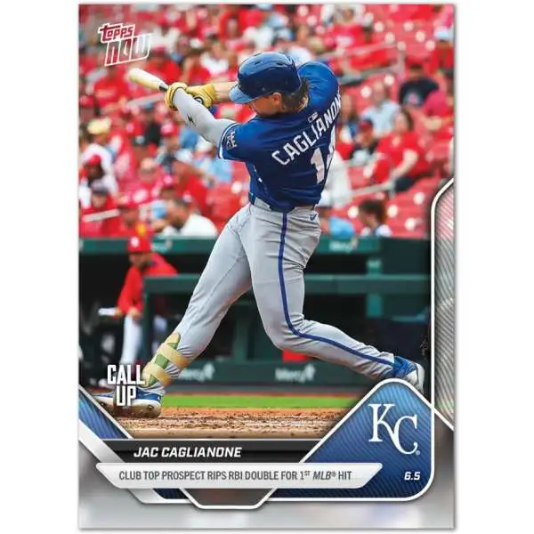 MLB Kansas City Royals 2025 NOW Baseball Jac Caglianone #262 [Rookie]