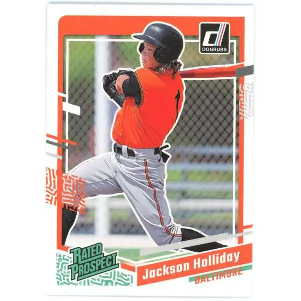 MLB Baltimore Orioles 2023 Donruss Baseball Jackson Holliday #76 [Rated Prospect]