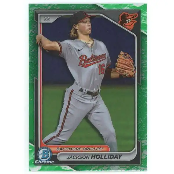 MLB Topps 2024 Bowman Baseball Lunar Glow Refractor Jackson Holliday BCP-47 [Rookie]