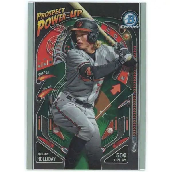 MLB Topps 2024 Bowman Baseball Prospect Power-Up Jackson Holliday PP-5 [Rookie]