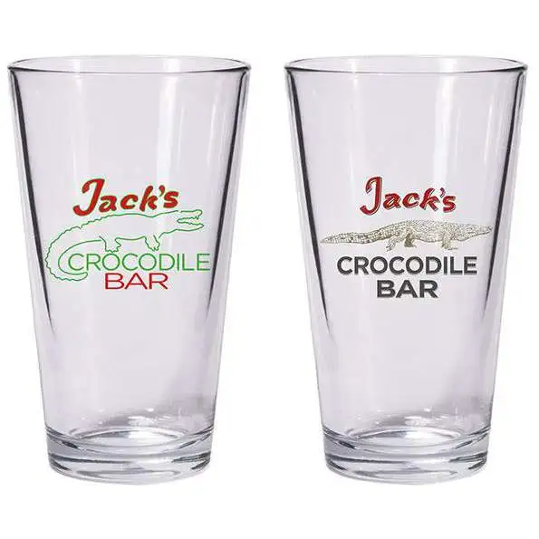 American Gods Jack's Crocodile Bar Pint Glass Set