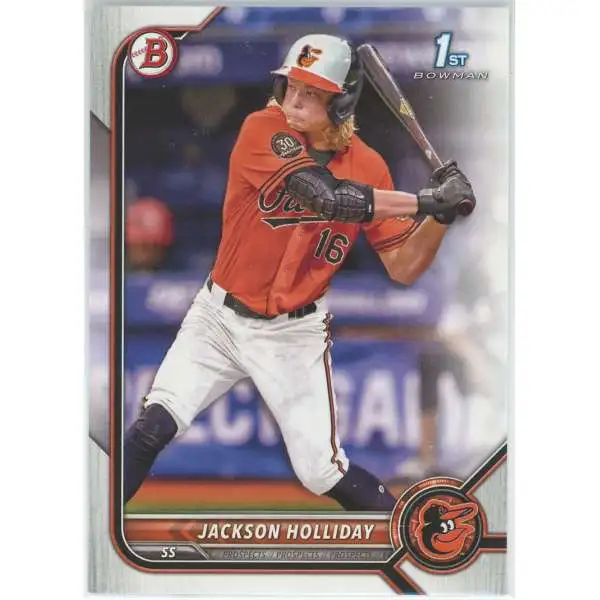 MLB Baltimore Orioles 2022 Topps Bowman Draft 1st Bowman Jackson Holliday BD-168