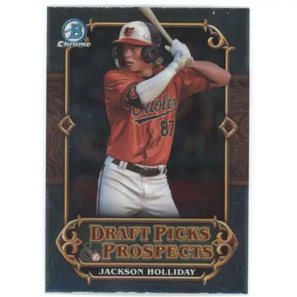MLB Baltimore Orioles 2023 Bowman Chrome Draft Picks & Prospects Jackson Holliday DPP-10
