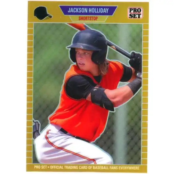 MLB Baltimore Orioles 2023 Pro Set Baseball /299 Gold Jackson Holliday PSG-10