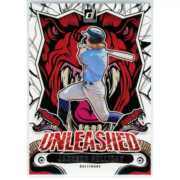 MLB 2024 Donruss Baseball Unleashed Jackson Holliday #5 [Rookie]