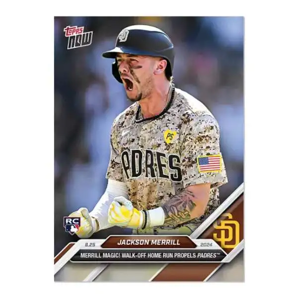 MLB San Diego Padres 2024 NOW Baseball Jackson Merrill #591 [Rookie]