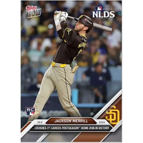 MLB 2024 NOW Baseball Jackson Merrill #810 [Rookie, Crushes 1st Career Postseason HR In Victory]