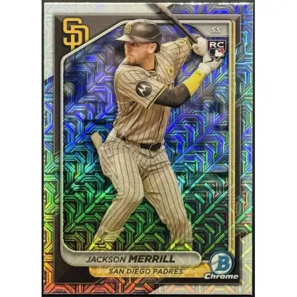 MLB Topps 2024 Bowman Chrome Mega Box Baseball Mojo Refractor Jackson Merrill #27 [Rookie]