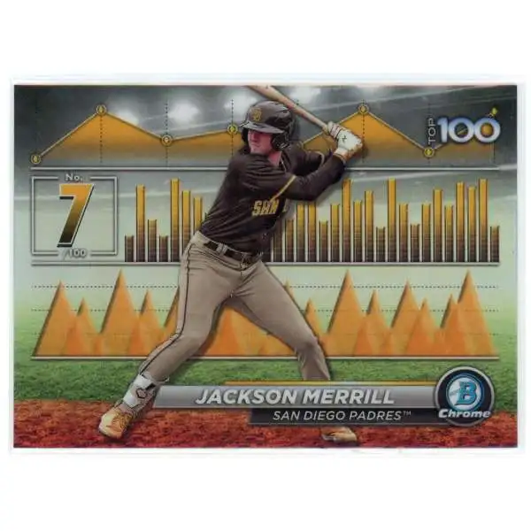 MLB Topps 2024 Bowman Baseball Bowman Scouts' Top 100 Jackson Merrill BTP-7