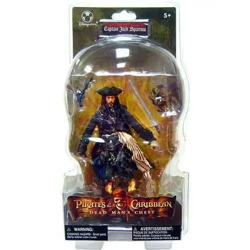 Disney Pirates of the Caribbean Dead Man's Chest Captain Jack Sparrow Exclusive Action Figure [Damaged Package]