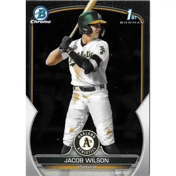 MLB Oakland Athletics 2023 Bowman Draft Chrome 1st Bowman Jacob Wilson BDC-121