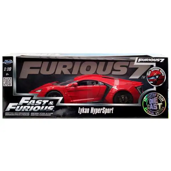 The Fast and the Furious Lykan HyperSport 118 Diecast Car Jada