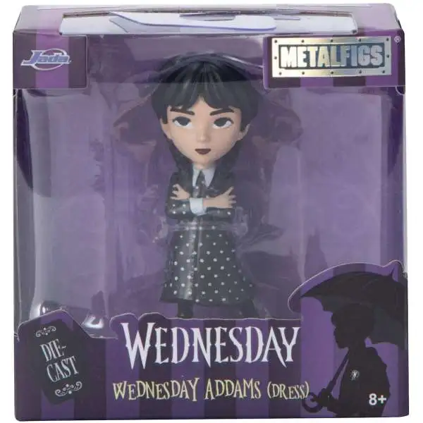 Metalfigs Wednesday Addams 2.5-Inch Diecast Figure [Dress]