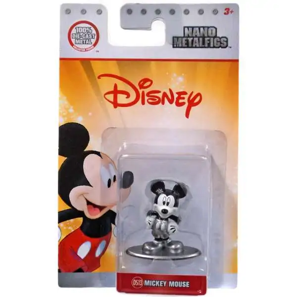 Disney Nano Metalfigs Mickey Mouse 1.5-Inch Diecast Figure DS13 [Black & White]