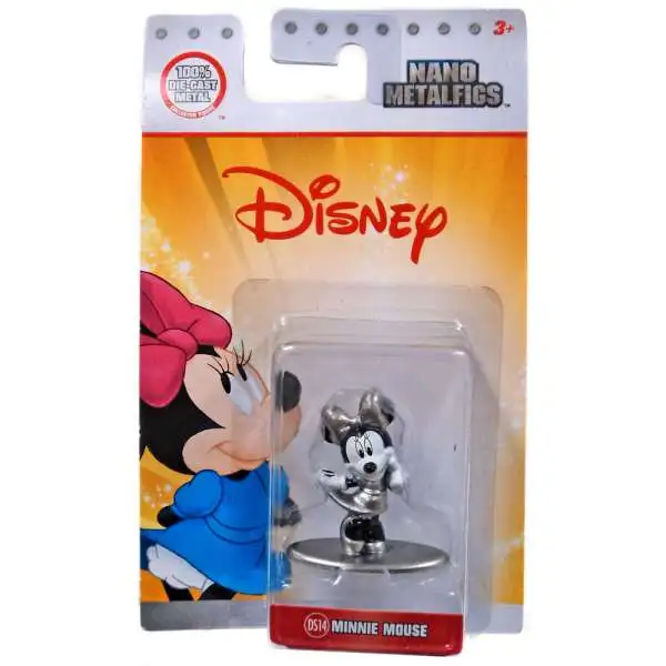 Disney Nano Metalfigs Minnie Mouse 1.5-Inch Diecast Figure DS14 [Black & White]