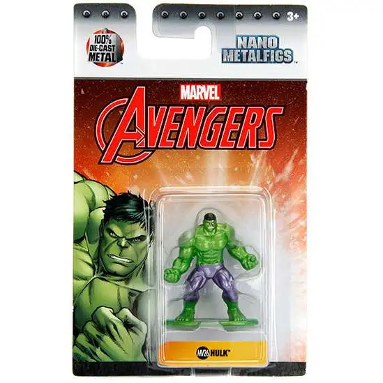 Marvel Avengers Nano Metalfigs Hulk 1.5-Inch Diecast Figure MV26