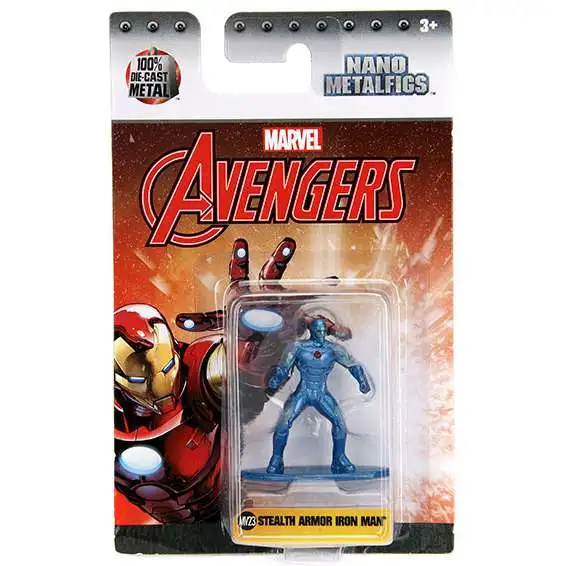 Marvel Avengers Nano Metalfigs Stealth Armor Iron Man 1.5-Inch Diecast Figure MV31