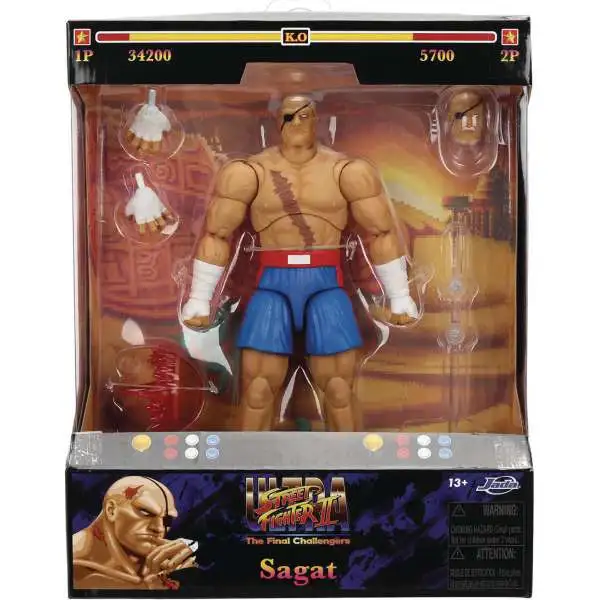Ultra Street Fighter II: The Final Challengers Sagat Action Figure