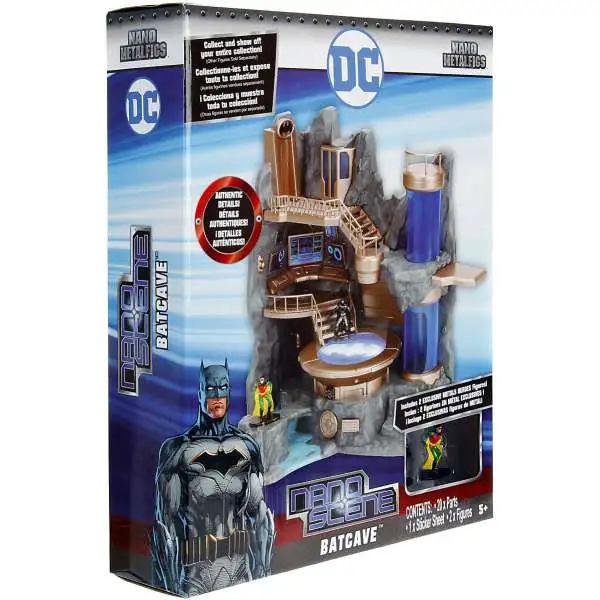 DC Nano Scene Nano Metalfigs Batcave Playset