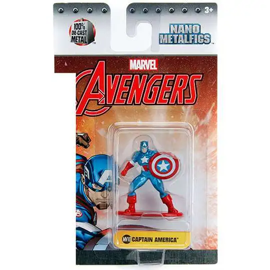 Marvel Avengers Nano Metalfigs Captain America 1.5-Inch Diecast Figure MV10