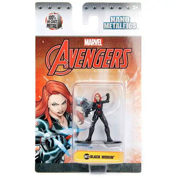 Marvel Avengers Nano Metalfigs Black Widow 1.5-Inch Diecast Figure MV12