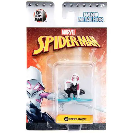 Marvel Spider-Man Nano Metalfigs Spider-Gwen 1.5-Inch Diecast Figure MV3