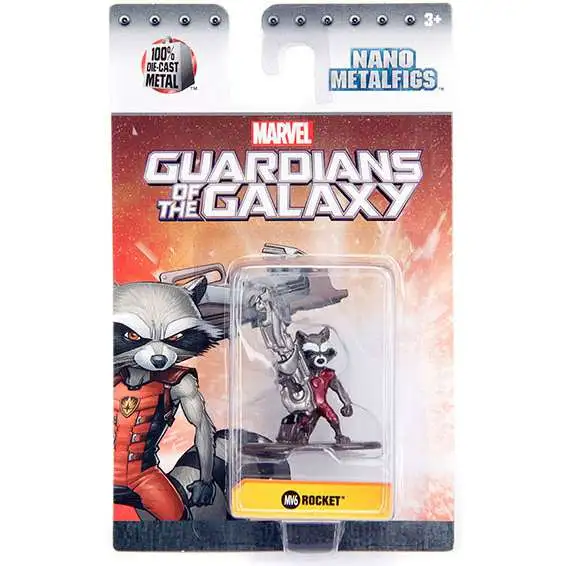 Marvel Guardians of the Galaxy Nano Metalfigs Rocket 1.5-Inch Diecast Figure MV6