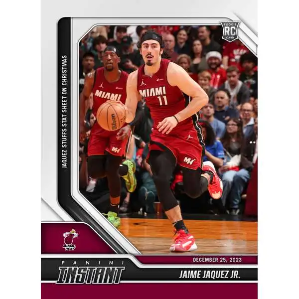 NBA Miami Heat 2023-24 Instant Basketball Jaime Jaquez Jr. #204 [Rookie]