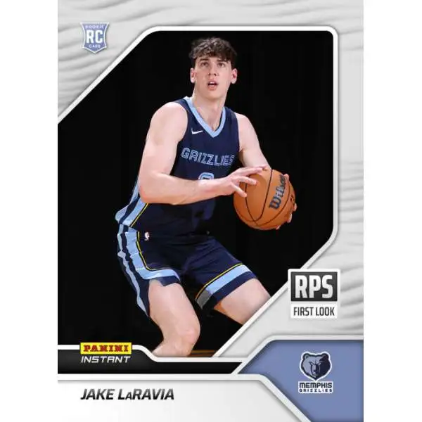 NBA Memphis Grizzlies 2022-23 Instant RPS First Look Basketball Jake Laravia RPS-17 [Rookie Card]