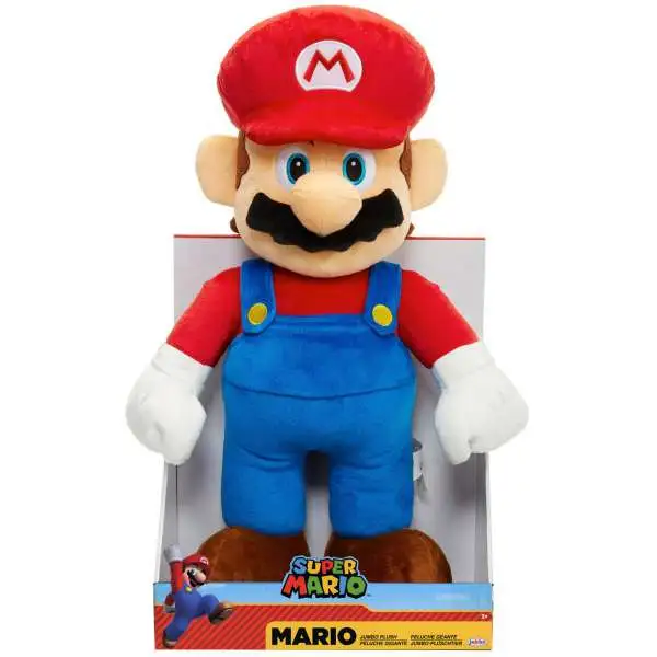 World of Nintendo Super Mario Mario 20-Inch Jumbo Plush