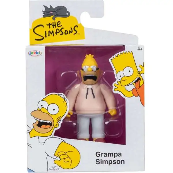 The Simpsons Scaled Figures Wave 3 Grampa Simpson 2.5-Inch Mini Figure