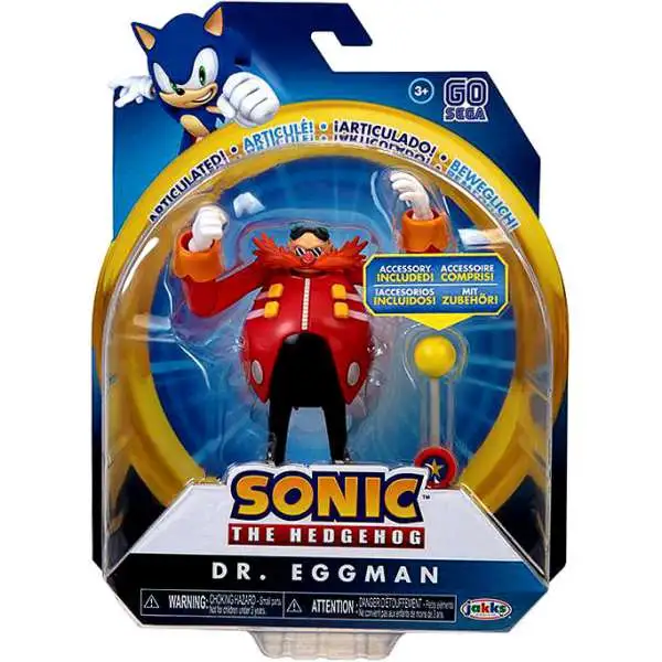 Sonic The Hedgehog Basic Wave 3 Dr. Eggman Action Figure [Modern, with Checkpoint]