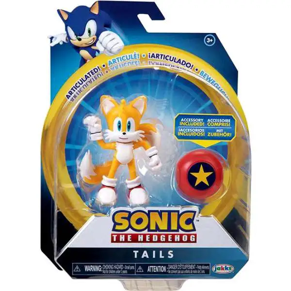 Sonic the Hedgehog 2 Movie Tails 4 Inch Action Figure – Insert