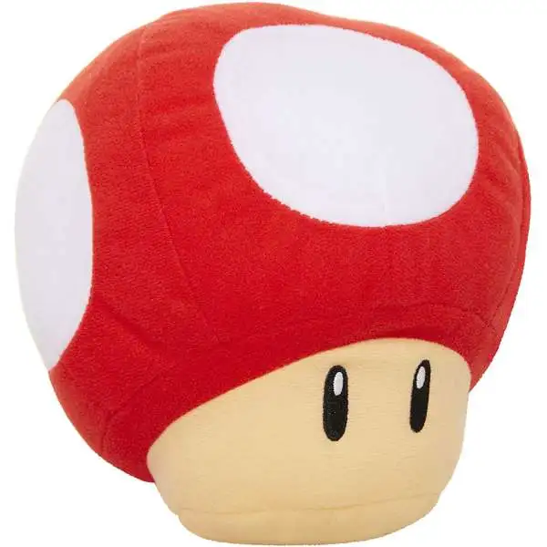 World of Nintendo Super Mario Power Up Mushroom Plush with Sound [Red]
