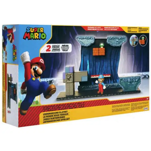 World of Nintendo Super Mario Underground 2.5-Inch Playset