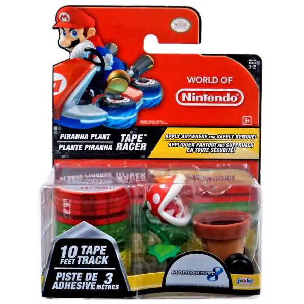 World of Nintendo Mario Kart 8 Tape Racer Piranha Plant Figure