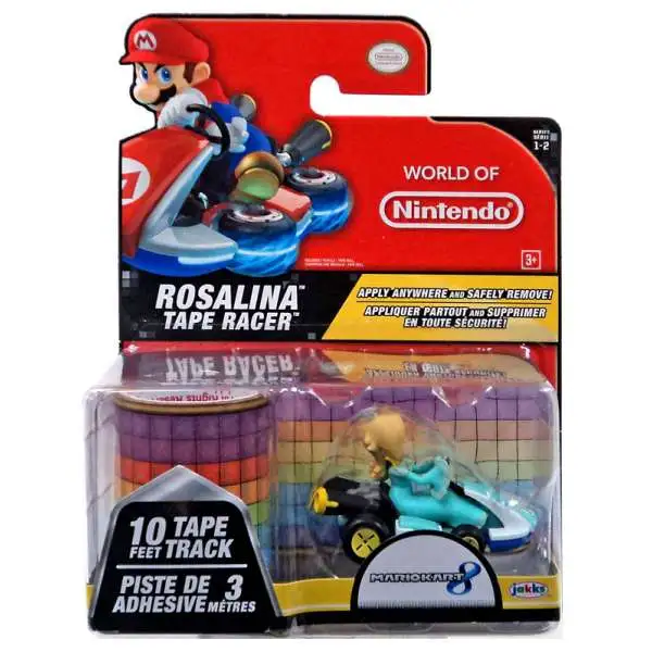 World of Nintendo Mario Kart 8 Tape Racer Rosealina Figure