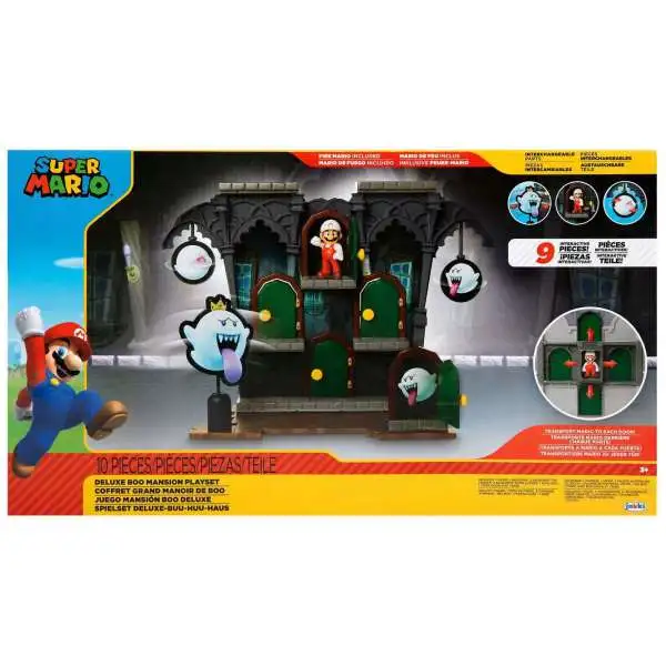 World of Nintendo Super Mario Deluxe Boo Mansion Exclusive 2.5-Inch Playset