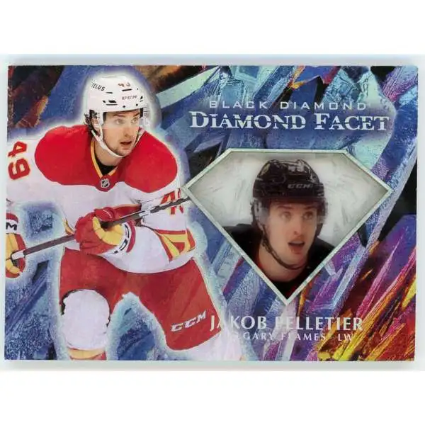 NHL Upper Deck 2023-24 Black Diamond Diamond Facet Jakob Pelletier DF-JP