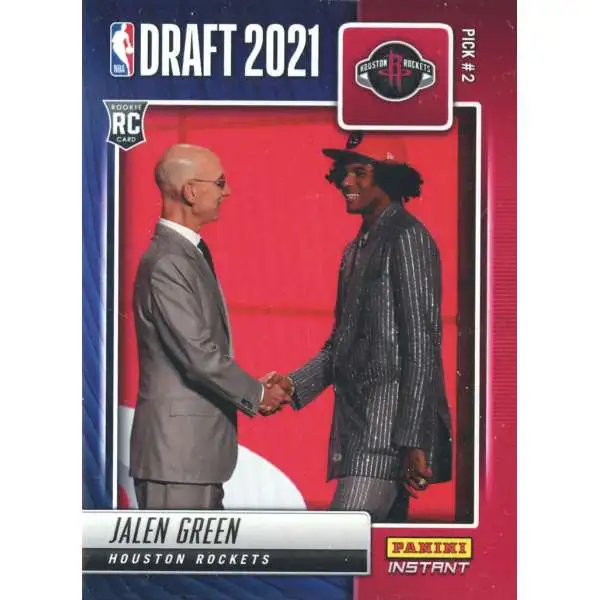 NBA Houston Rockets 2021-22 Instant Draft Night Basketball Jalen Green