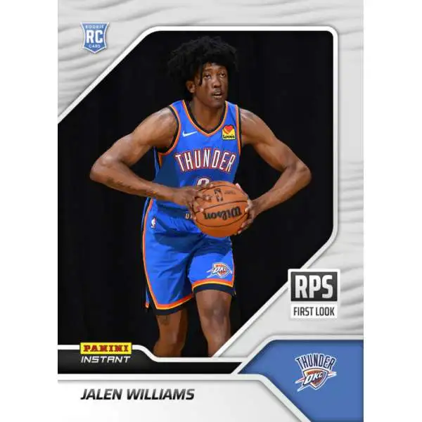 NBA Oklahoma City Thunder 2022-23 Instant RPS First Look Basketball Jalen Williams RPS-11 [Rookie Card]