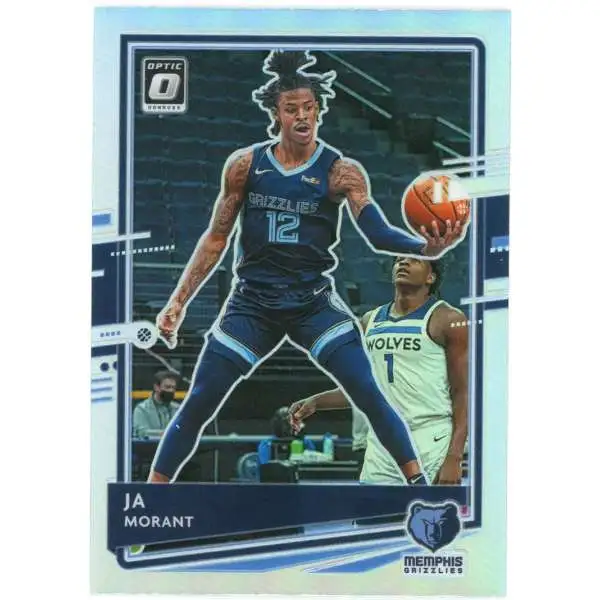 NBA 2020-21 Panini Donruss Optic Silver Holo Prizm Ja Morant #117